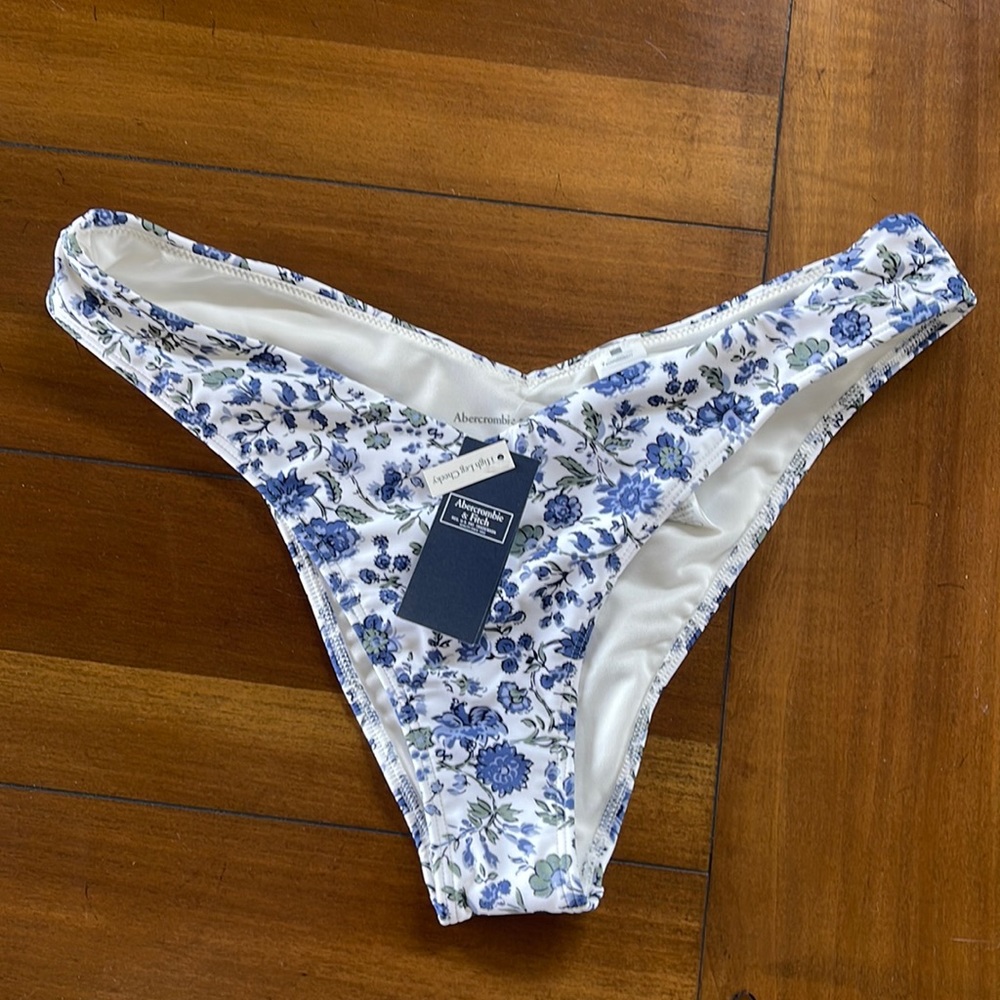 Abercrombie high leg cheeky swimsuit bottom